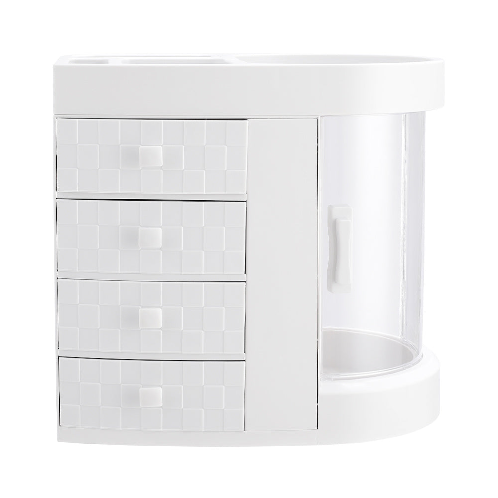 Makeup Organiser with Space-Saving, Drawers Top Platform Desktop Cosmetic Storage - product gallery image 18