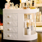Makeup Organiser with Space-Saving, Drawers Top Platform Desktop Cosmetic Storage - product gallery image 2