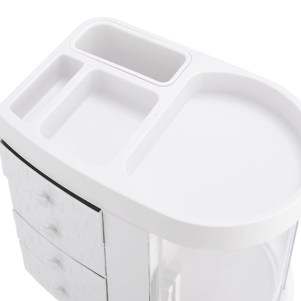Makeup Organiser with Space-Saving, Drawers Top Platform Desktop Cosmetic Storage - product gallery image 6