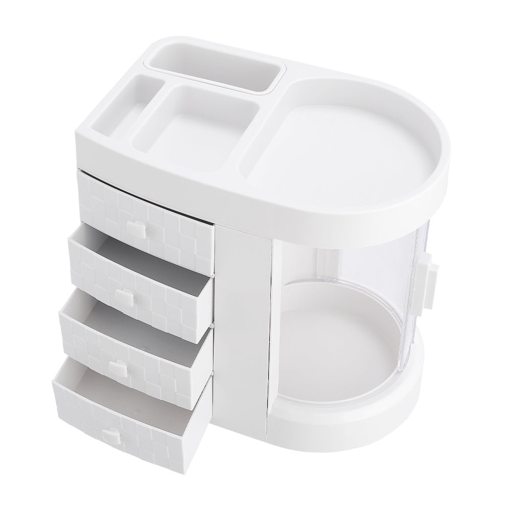 Makeup Organiser with Space-Saving, Drawers Top Platform Desktop Cosmetic Storage - product gallery image 7