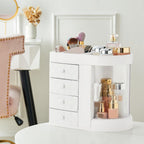 Makeup Organiser with Space-Saving, Drawers Top Platform Desktop Cosmetic Storage - product gallery image 8