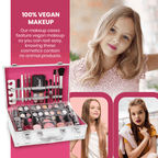 Makeup Set with 1, 64-Piece Vegan in Silver Vanity Case - product gallery image 3