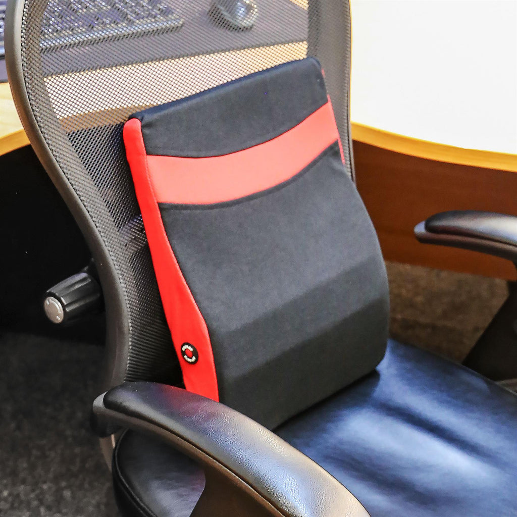 Massage Cushion with 1, Vibrating Back Neck Pain Relief Portable - product gallery image 2