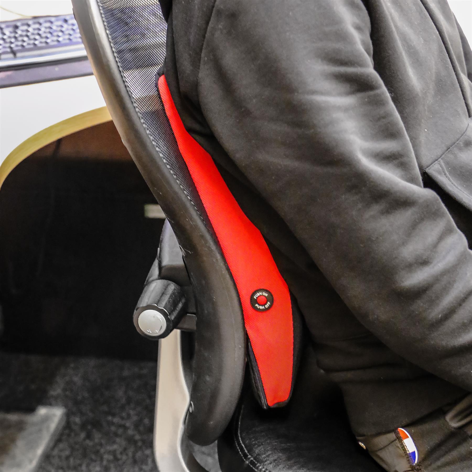 Massage Cushion with 1, Vibrating Back Neck Pain Relief Portable - product gallery image 4