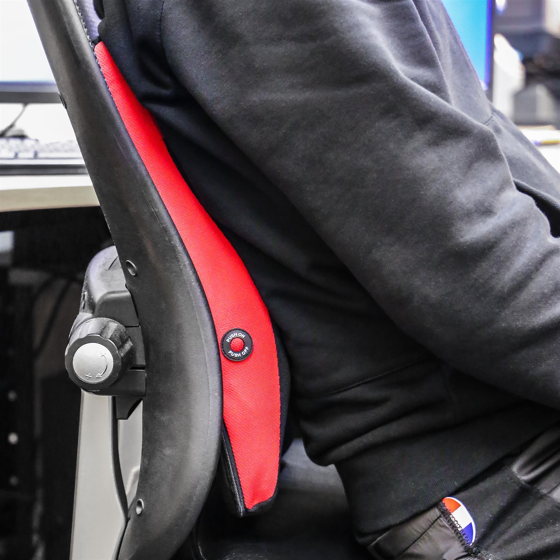 Massage Cushion with 1, Vibrating Back Neck Pain Relief Portable - product gallery image 7