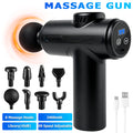Massage Gun with Rechargeable, Deep Tissue 99-Speed Percussion Massager Heads