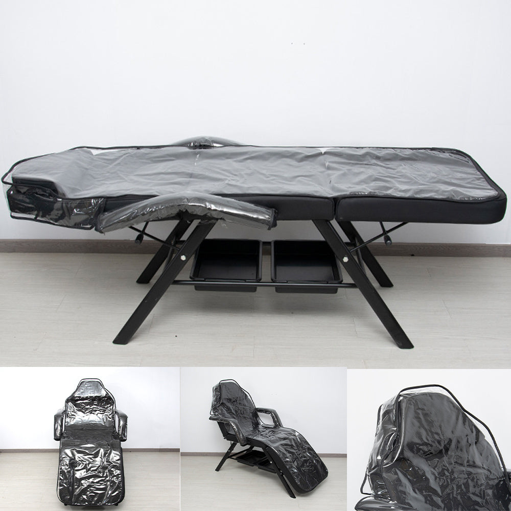 Massage Table Cover with Waterproof, 1, Clear PVC Waterproof Protective Beauty Spa