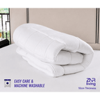 Mattress Topper with Machine-Washable, 10cm, Memory Foam - product gallery image 7