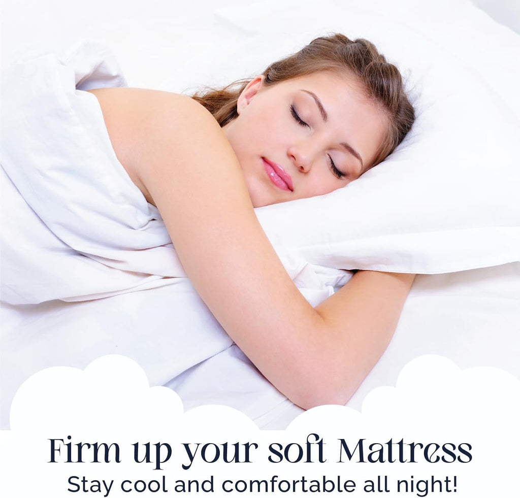 Mattress Topper with Machine-Washable, 10cm, Microfibre, Memory Foam - product gallery image 12