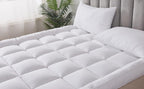 Mattress Topper with Machine-Washable, 10cm, Microfibre, Memory Foam - product gallery image 8