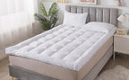 Mattress Topper with Machine-Washable, 10cm, Microfibre, Memory Foam - product gallery image 9
