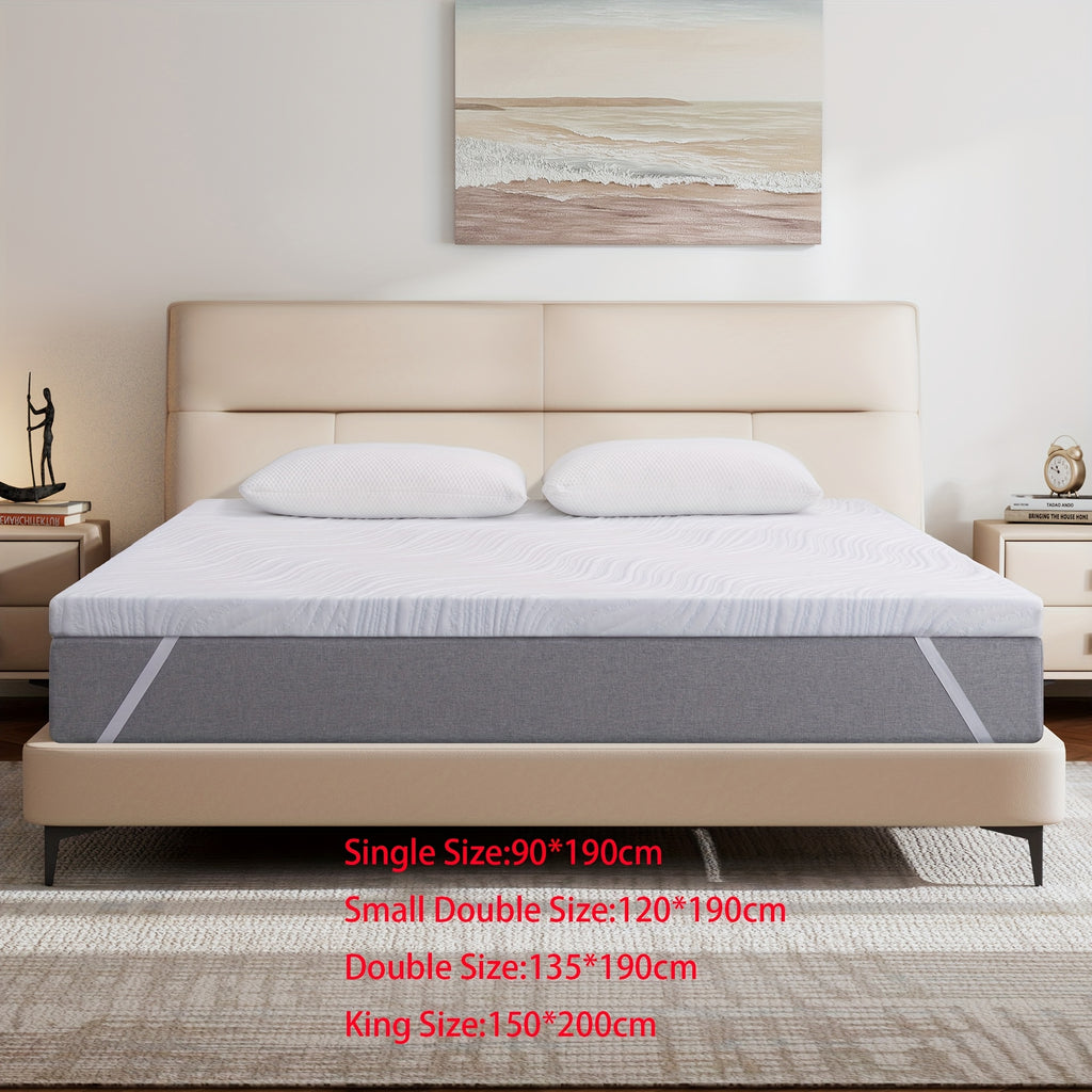 Mattress Topper with Machine-Washable, 7cm, Memory Foam - product gallery image 4