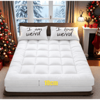 Mattress Topper with Machine-Washable, Non-Slip, 10cm - product gallery image 7
