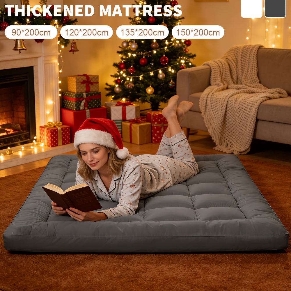 Mattress Topper with Machine-Washable, Non-Slip, 10cm, White - product gallery image 2