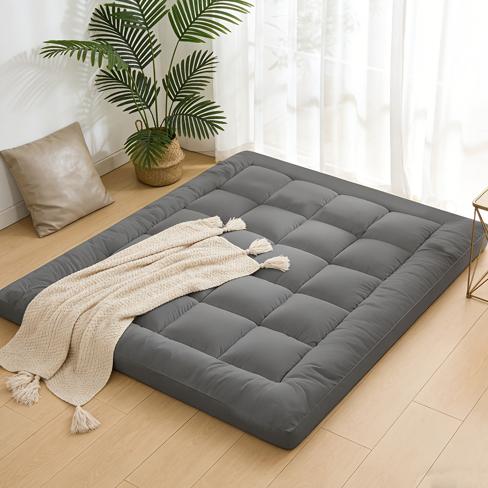 Mattress Topper with Machine-Washable, Non-Slip, 10cm, White - product gallery image 8