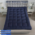 Mattress Topper with Non-Slip, 10cm, Microfibre for bedrooms - 4ft Small Double option