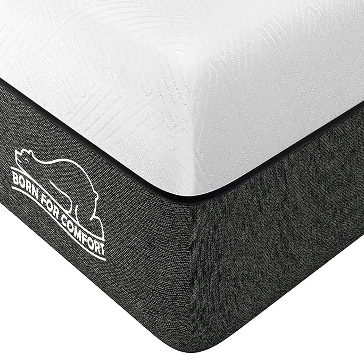 Mattress with 15cm, 25cm, Memory Foam, Memory Foam or 2-Layer Soft Fabric - 5FT King (150 x 200×25) option