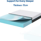Mattress with 15cm, 25cm, Memory Foam, Memory Foam or 2-Layer Soft Fabric - product gallery image 5