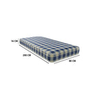 Mattress with 16cm, Kids Spring Deep Checked Print, Breathable - product gallery image 6