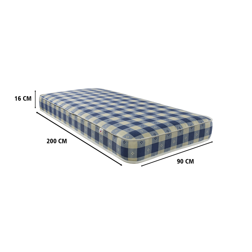 Mattress with 16cm, Kids Spring Deep Checked Print, Breathable - product gallery image 7