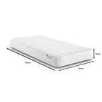 Mattress with 18CM, Cotton, Hybrid Spring Deep Memory Foam Open - product gallery image 12