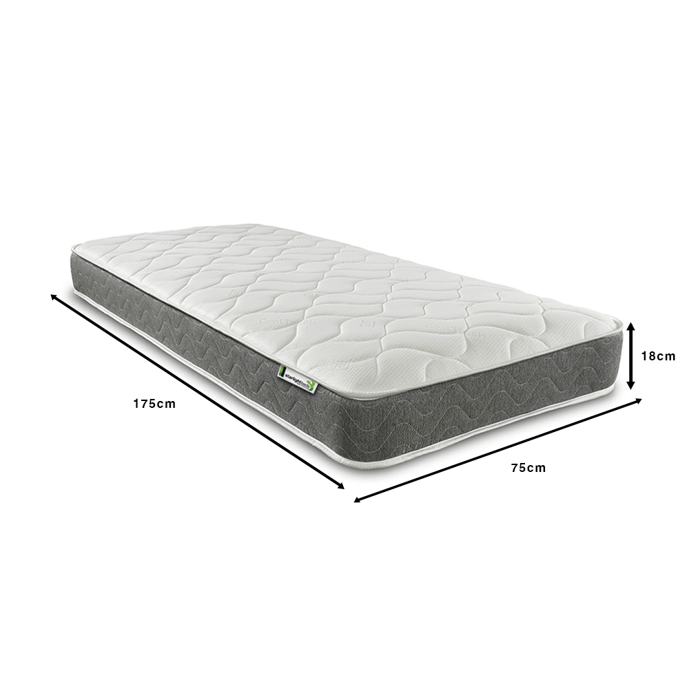 Mattress with 18cm, Memory Foam, Hybrid Memory Foam Spring Deep Starlight - product gallery image 4