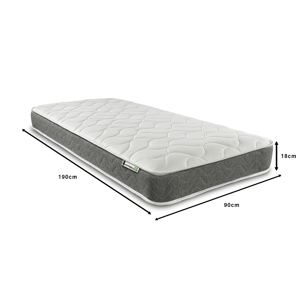 Mattress with 18cm, Memory Foam, Hybrid Memory Foam Spring Deep Starlight - product gallery image 7