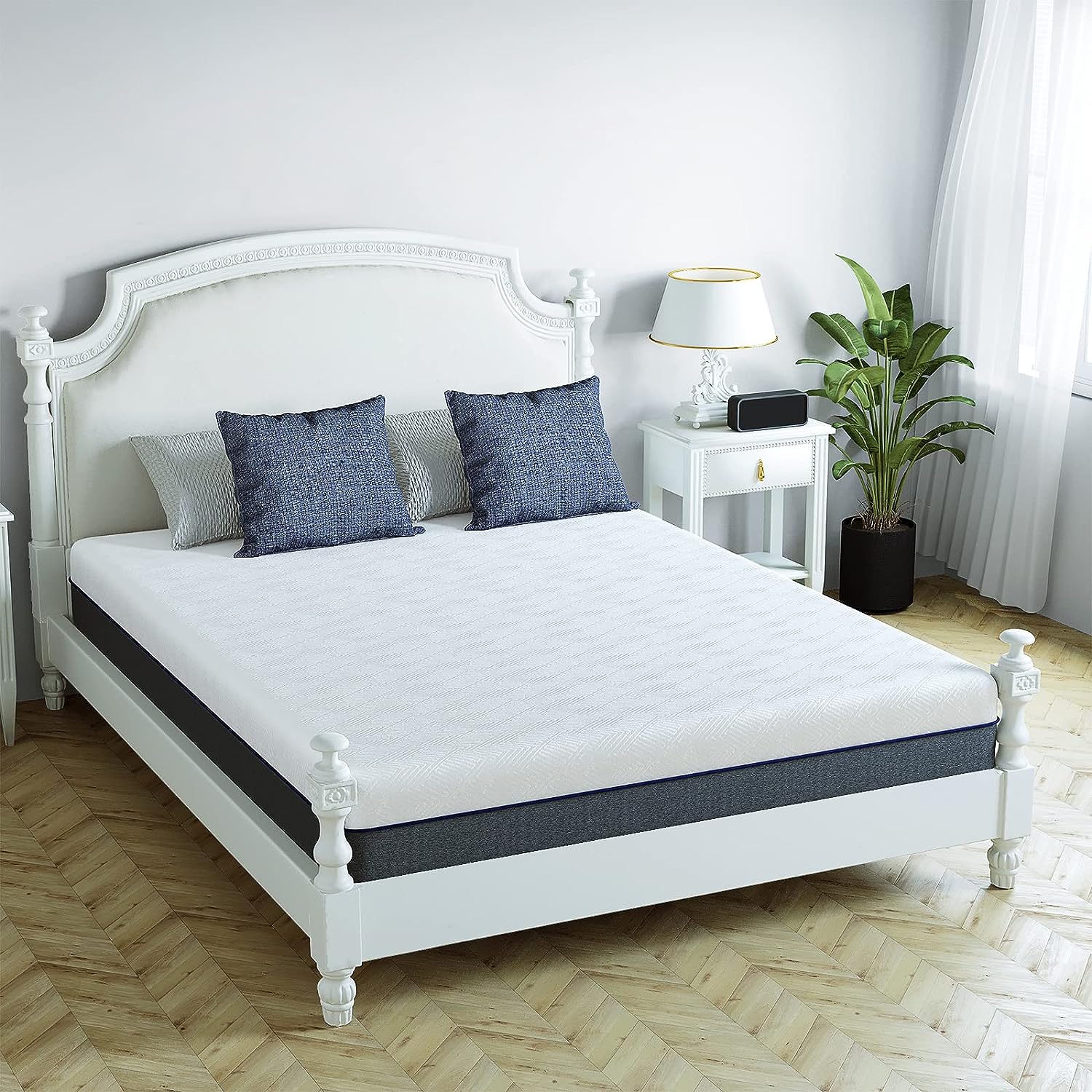 Mattress with 20cm, 4cm, Memory Foam, Gel Memory Foam Inch Gel Top - product gallery image 8
