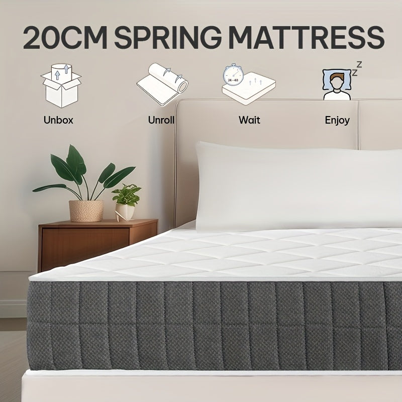 Mattress with 20cm, Pocket Spring Hybrid Medium Firm, Standard - product gallery image 2