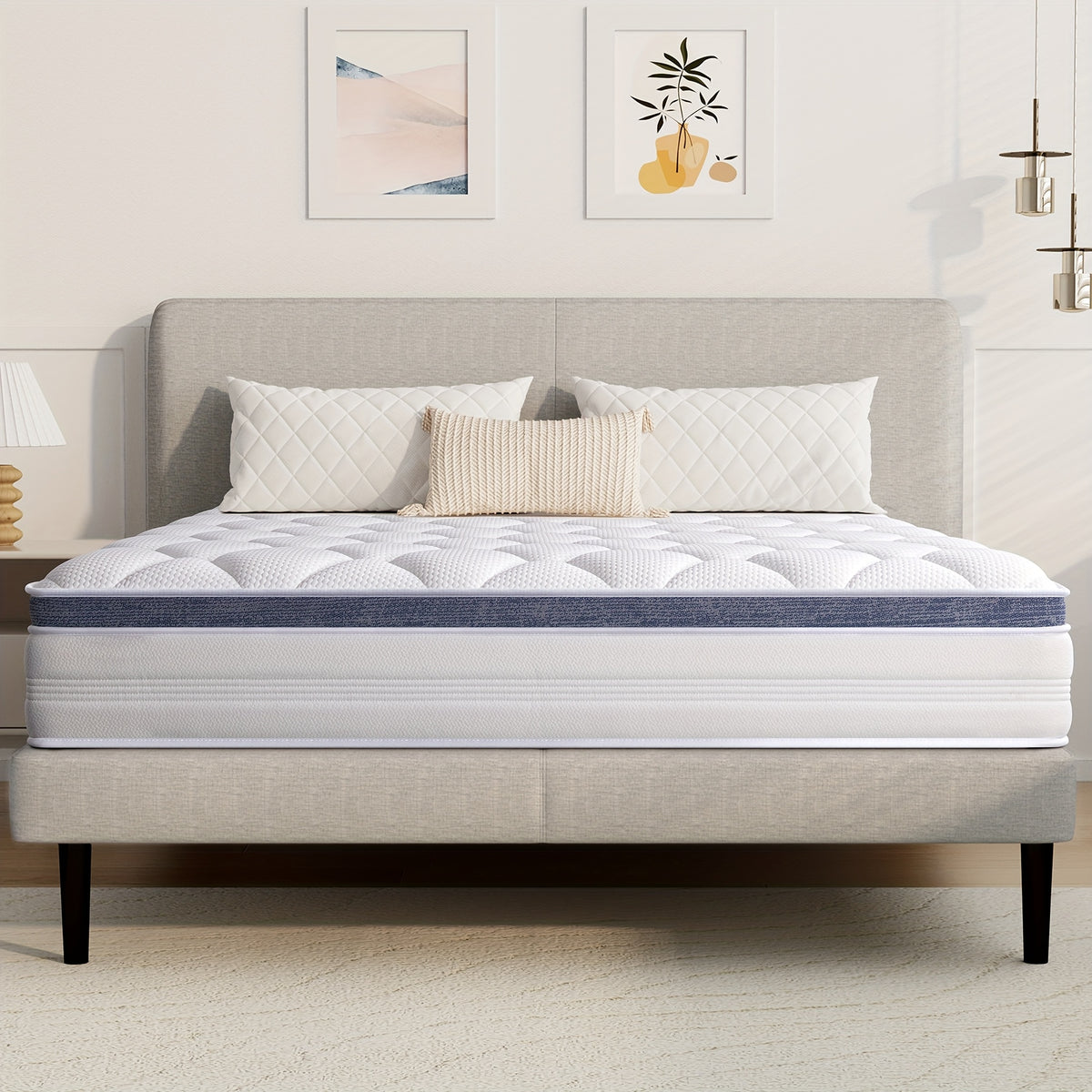 Mattress with 22cm, 25cm, Memory Foam, Memory Foam Hybrid 22cm/25cm Pocket Springs