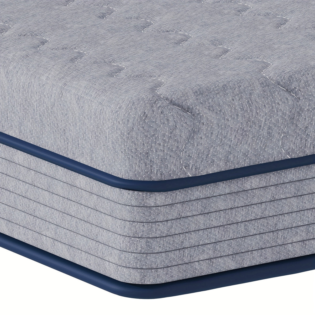 Mattress with 23cm, Memory Foam, Pocket Spring 7-Layer Medium Firm Memory