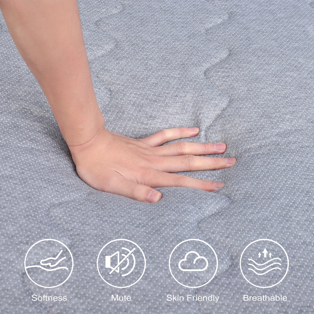 Mattress with Lumbar Support, 23cm, Memory Foam, Hybrid Inch Pocket Spring Memory Foam - product gallery image 2