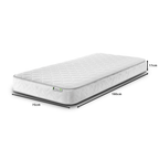 Mattress with Memory Foam, Hybrid Memory Foam Bonnell Springs Handmade - product gallery image 5