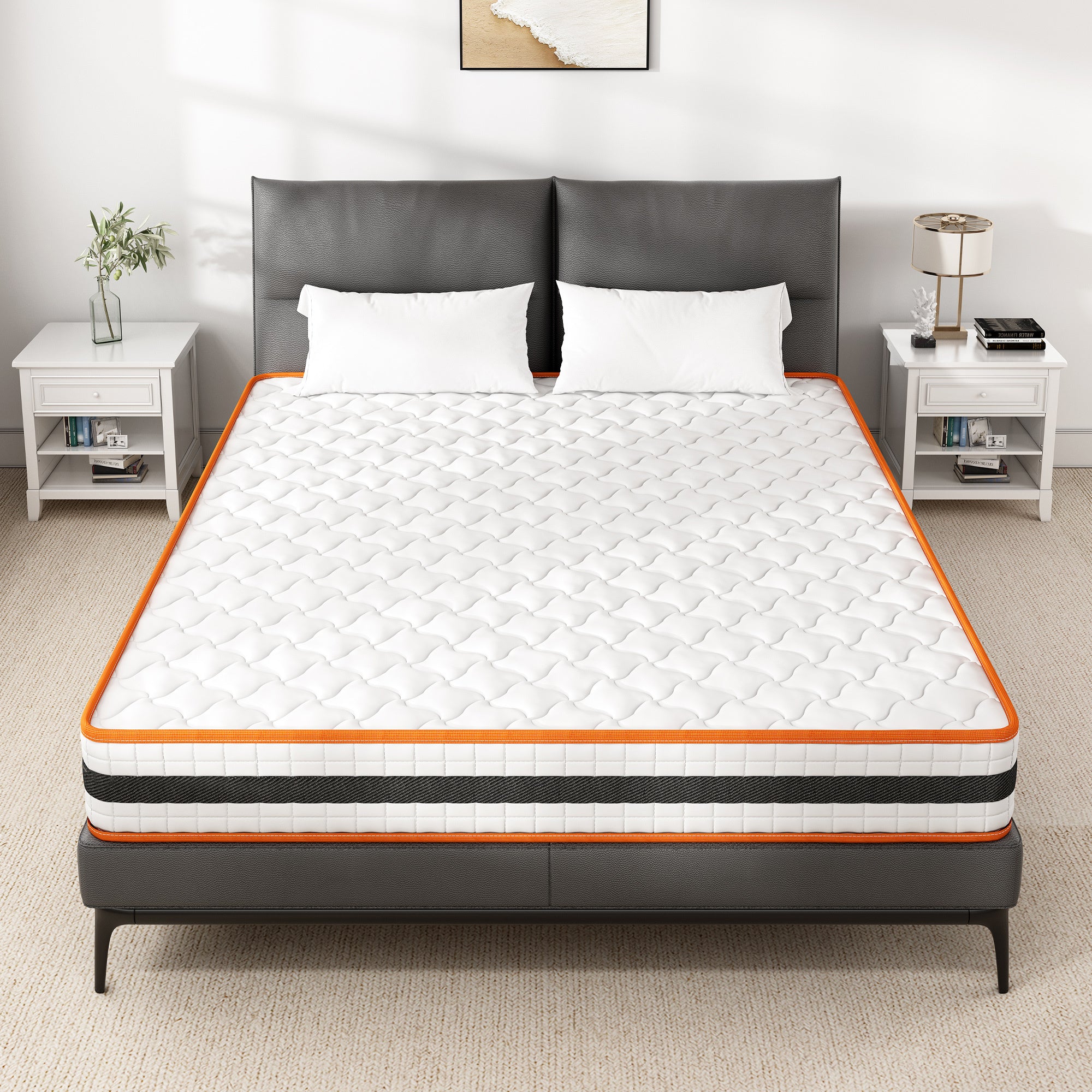 Mattress with Memory Foam, Memory Foam Pocket Spring Hybrid OEKO-TEX - product gallery image 10