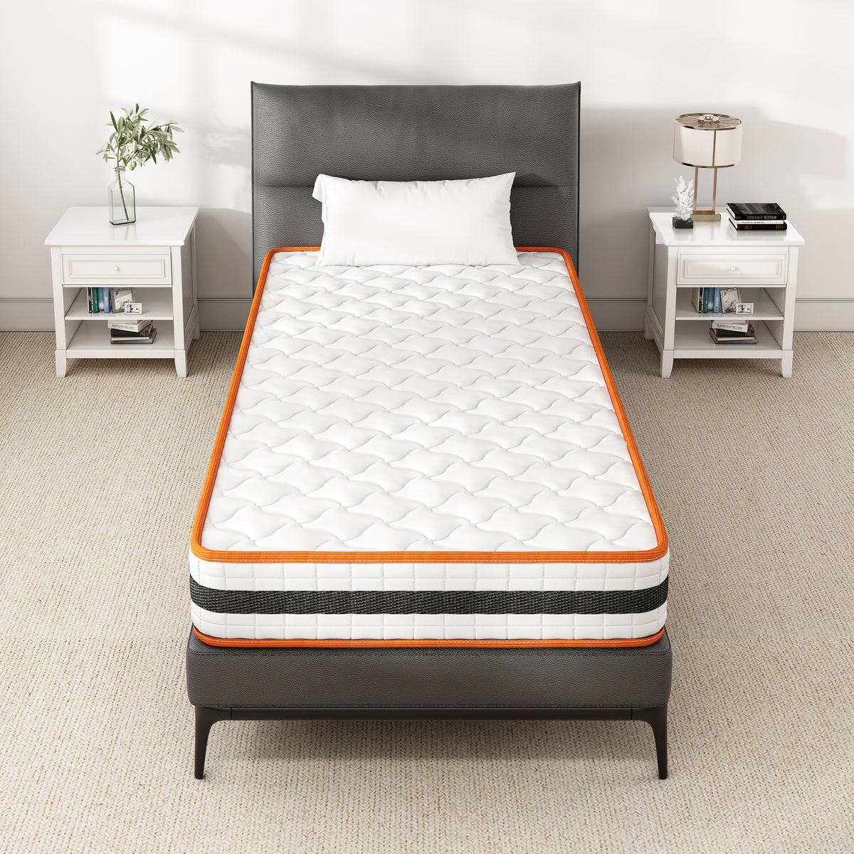 Mattress with Memory Foam, Memory Foam Pocket Spring Hybrid OEKO-TEX - product gallery image 11