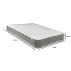 Mattresse with Lumbar Support, 18cm, Memory Foam for practical home use - product gallery image 4
