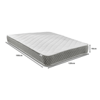 Mattresse with Lumbar Support, 18cm, Memory Foam for practical home use - product gallery image 9