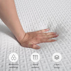 Mattresse with Machine-Washable, Memory Foam, 120x190x16.5cm - product gallery image 15