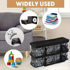Media Storage Case with Space-Saving, Foldable, 4 pack, 60-Disc PVC Bag Clear Window Zip - product gallery image 5