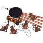 Memorial Wind Chime with Wood, Cat Dog Tubes Commemorative Pet Loss - product gallery image 25