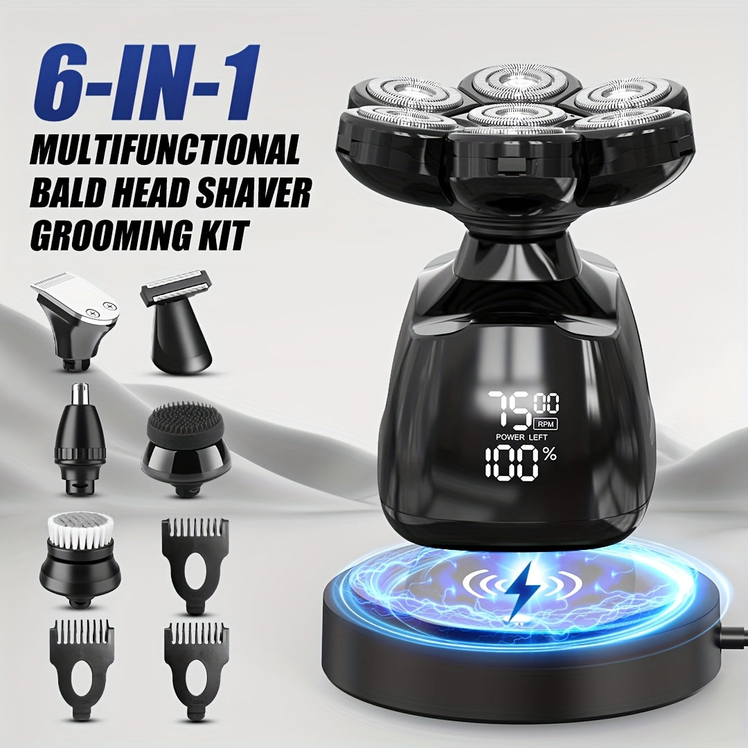 Men's Electric Shaver with Rechargeable, Waterproof - 1360 option