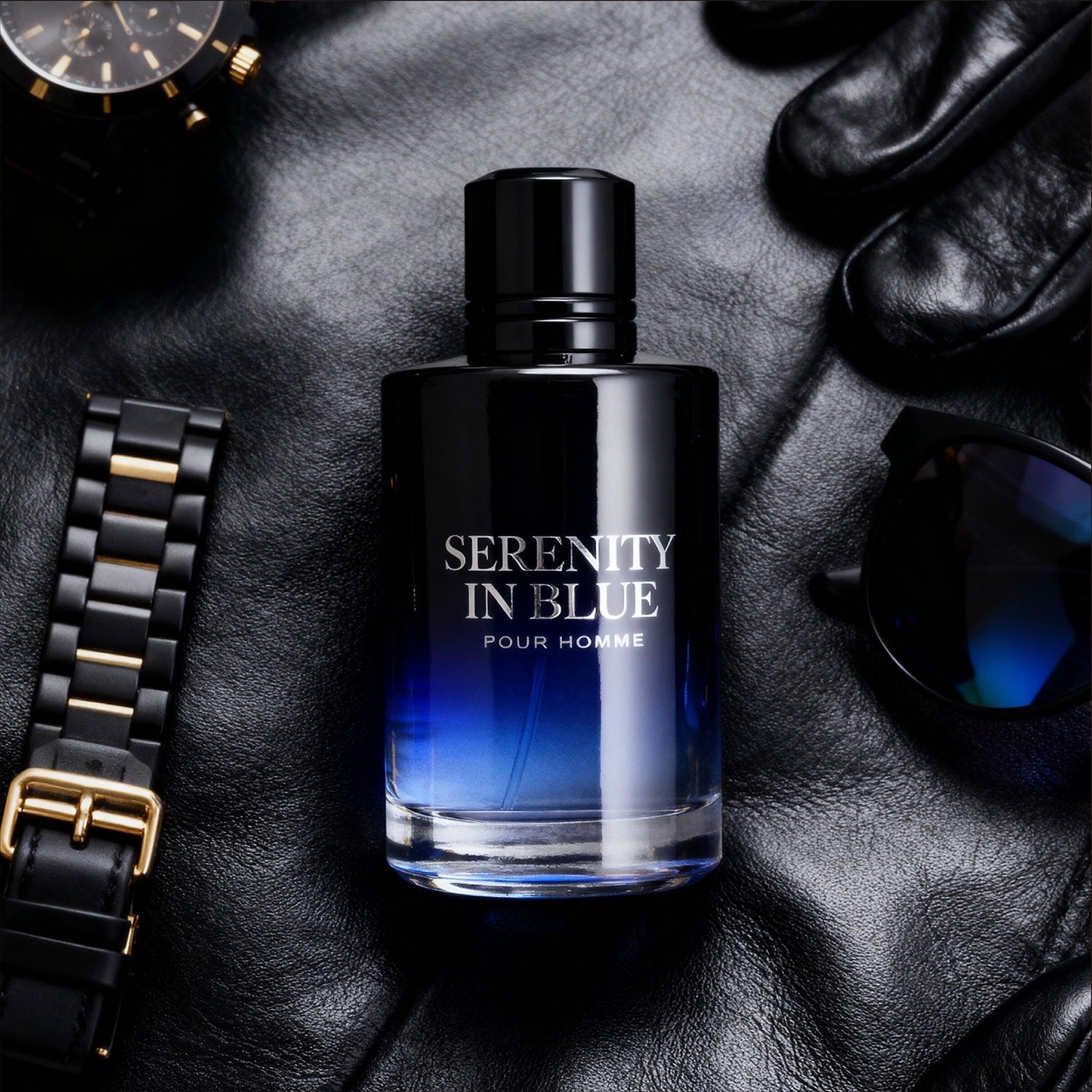 Men's Fragrance Serenity in Blue Men's Eau de with 100ml, Men's Senior - product gallery image 6