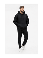 Men's Tracksuit with 2 Piece, Men's Piece Fleece Hoodie Joggers Co-ord