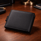 Men's Wallet with Lockable, Metal, 3 Card, Men's Genuine Leather RFID Blocking - product gallery image 3