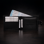 Men's Wallet with Lockable, Metal, 3 Card, Men's Genuine Leather RFID Blocking - product gallery image 5