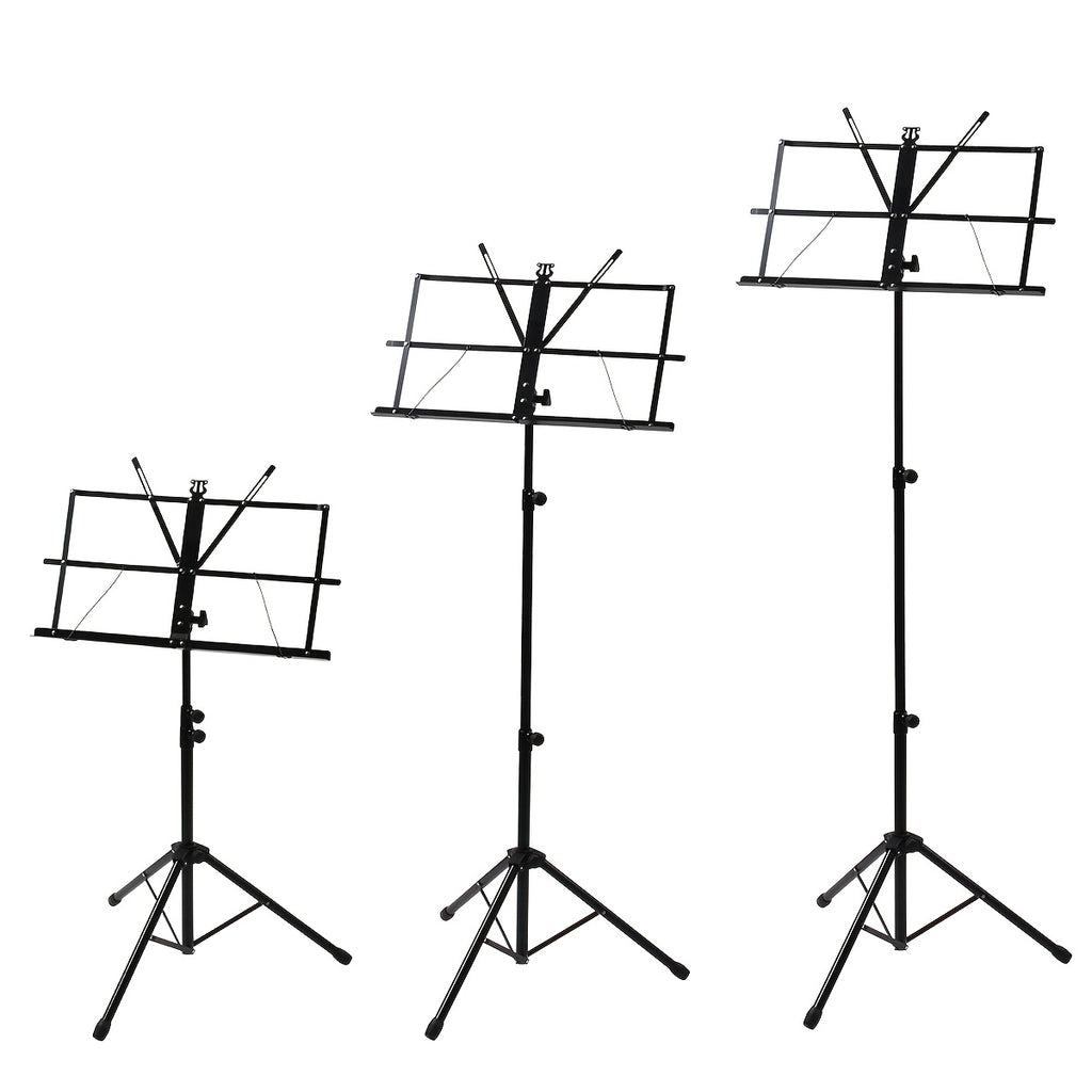 Metal Adjustable Height Sheet Music Stand with Foldable - product gallery image 2