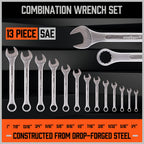 Metric & Imperial Combination Spanner with Wheels, 24mm, 26pcs - product gallery image 2