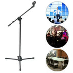 Microphone Stand Adjustable Tripod Floor Standing 82–139cm Mic with Adjustable Height - product gallery image 13