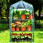 Mini Greenhouse with Space-Saving, 51 cm W x 45 cm D x 130 cm - product gallery image 6