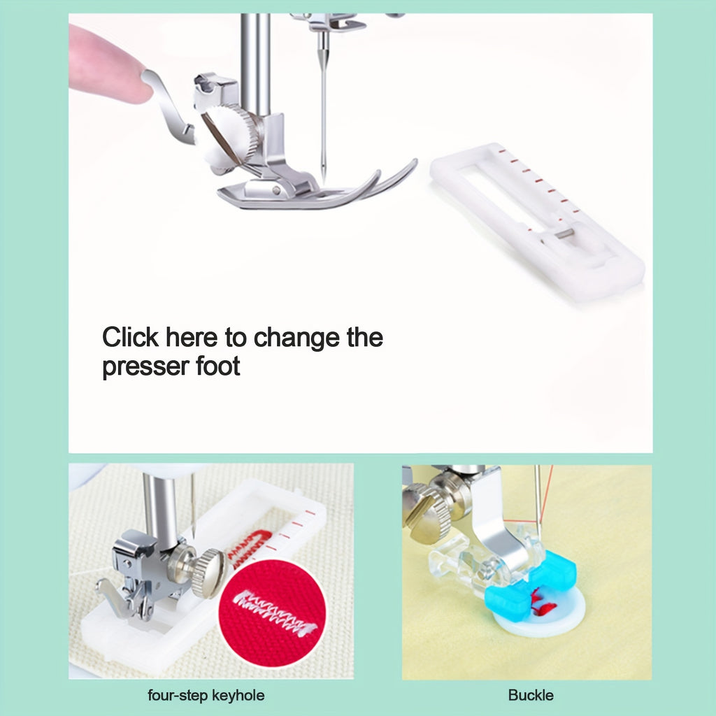 Mini Sewing Machine with Portable Double Thread Two Speed Battery - product gallery image 7